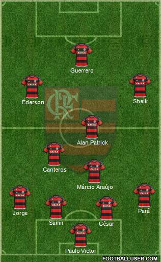 CR Flamengo Formation 2015