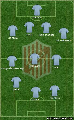 9 de Julio Formation 2015