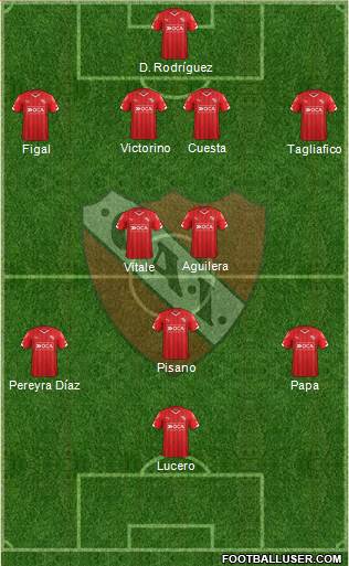 Independiente Formation 2015