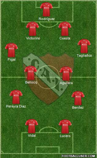 Independiente Formation 2015