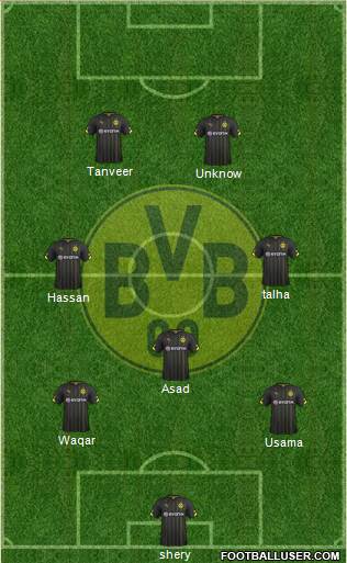 Borussia Dortmund Formation 2015
