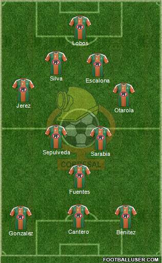CD Cobresal Formation 2015