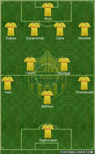 FC Nantes Formation 2015