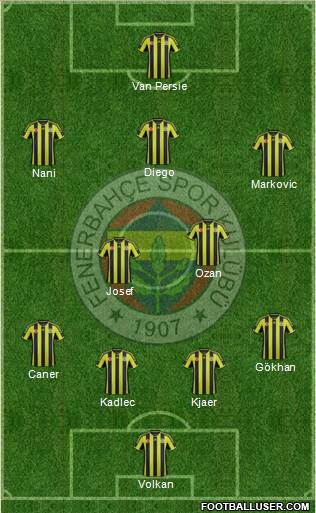 Fenerbahçe SK Formation 2015