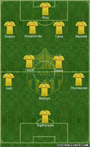 FC Nantes Formation 2015