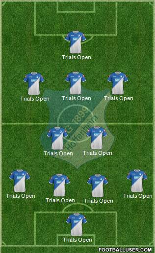 TSG 1899 Hoffenheim Formation 2015