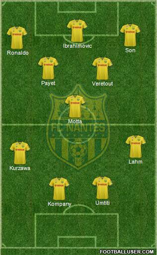 FC Nantes Formation 2015