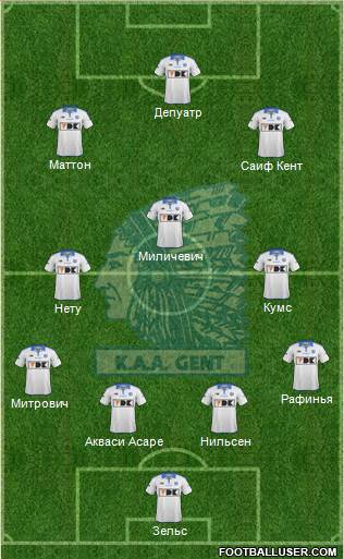 KAA Gent Formation 2015