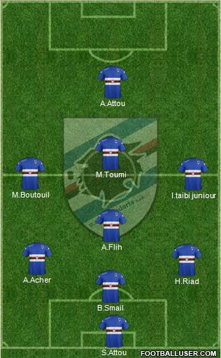 Sampdoria Formation 2015