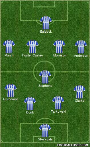 Brighton and Hove Albion Formation 2015