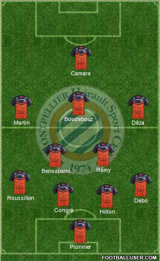 Montpellier Hérault Sport Club Formation 2015