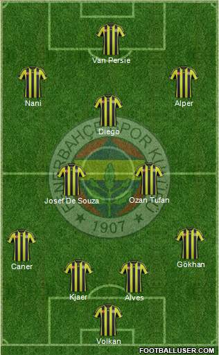 Fenerbahçe SK Formation 2015