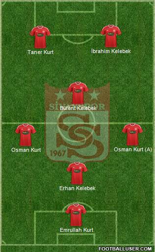 Sivasspor football formation