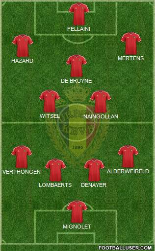 Belgium Formation 2015