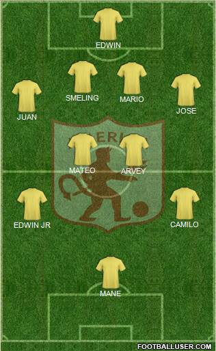 CD América de Cali Formation 2015