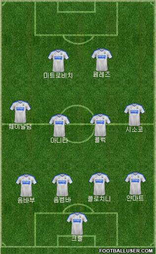 Newcastle United Formation 2015