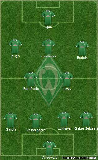 Werder Bremen Formation 2015