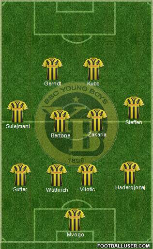 BSC Young Boys Formation 2015