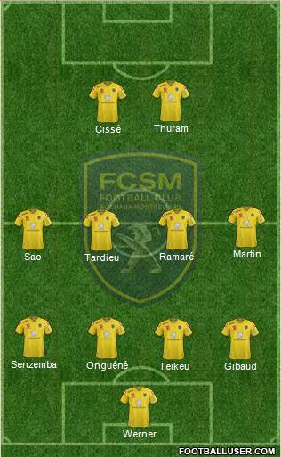 FC Sochaux-Montbéliard Formation 2015