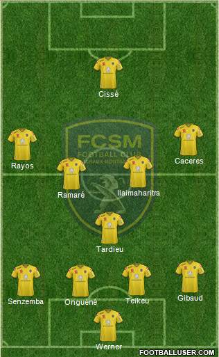 FC Sochaux-Montbéliard Formation 2015