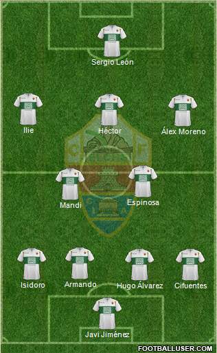 Elche C.F., S.A.D. Formation 2015