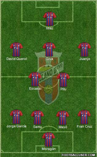 Yeclano Deportivo Formation 2015