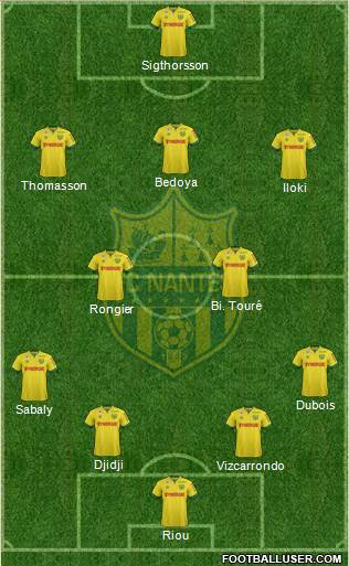 FC Nantes Formation 2015