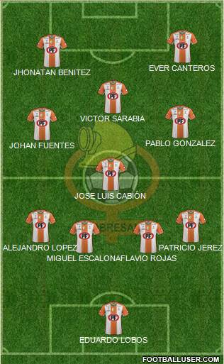CD Cobresal Formation 2015
