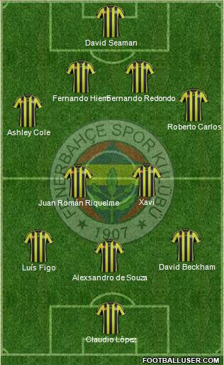 Fenerbahçe SK Formation 2015