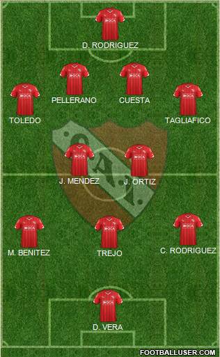 Independiente Formation 2015