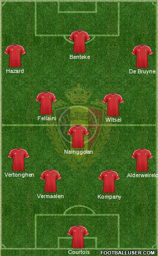 Belgium Formation 2015
