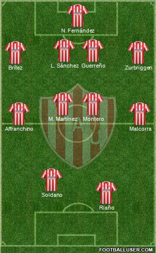 Unión de Santa Fe Formation 2015
