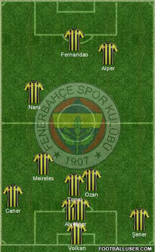 Fenerbahçe SK Formation 2015
