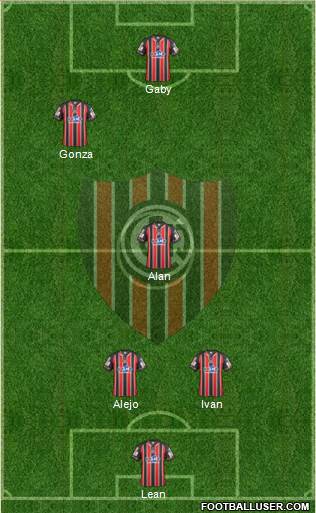 Chacarita Juniors Formation 2015