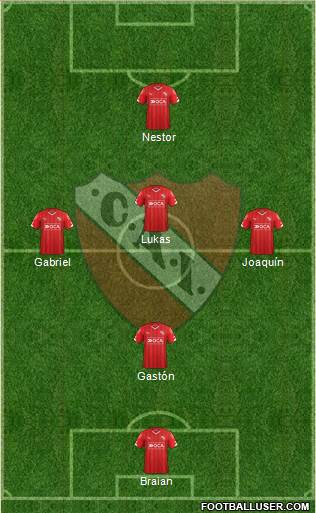 Independiente Formation 2015