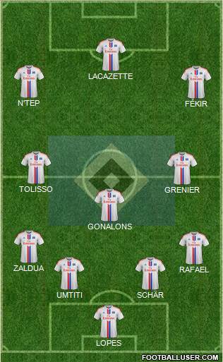 Hamburger SV Formation 2015