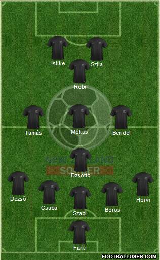 New Zealand Formation 2015