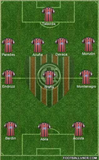 Chacarita Juniors Formation 2015