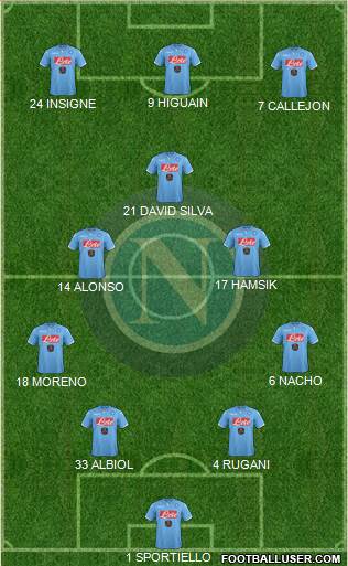 Napoli Formation 2015