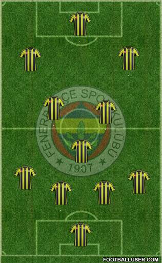 Fenerbahçe SK Formation 2015