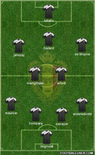 Belgium Formation 2015