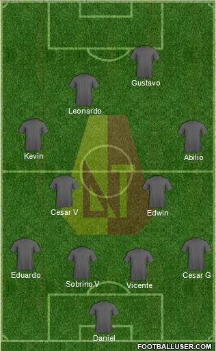 CC Deportes Tolima Formation 2015
