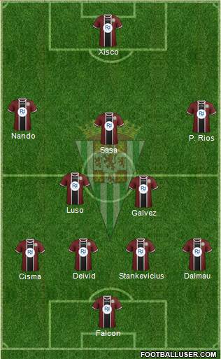 Córdoba C.F., S.A.D. Formation 2015
