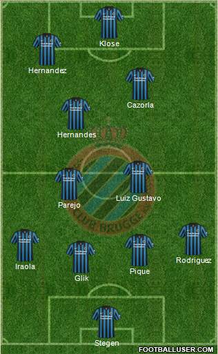Club Brugge KV Formation 2015