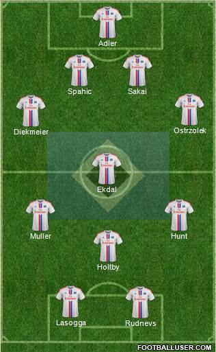 Hamburger SV Formation 2015