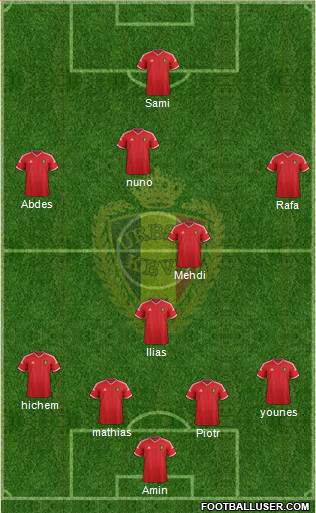 Belgium Formation 2015