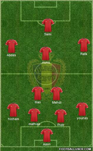Belgium Formation 2015