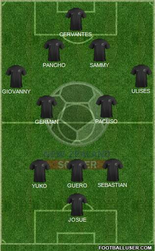 New Zealand Formation 2015
