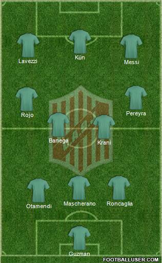 9 de Julio Formation 2015