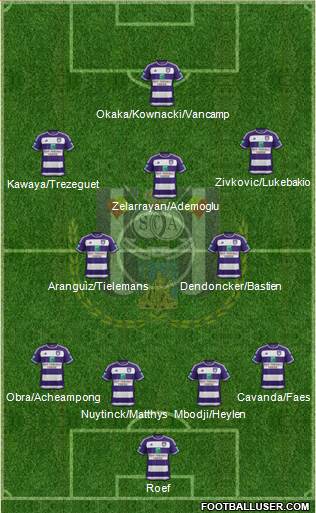 RSC Anderlecht Formation 2015